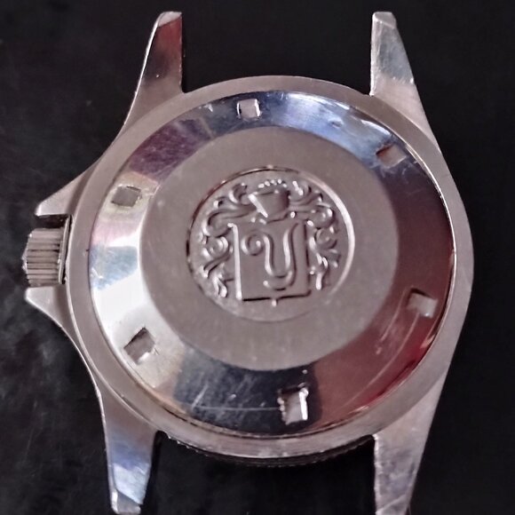 VINTAGE Yema Watch Superman Grey / Bakelite Blue (no band) - Picture 3 of 10